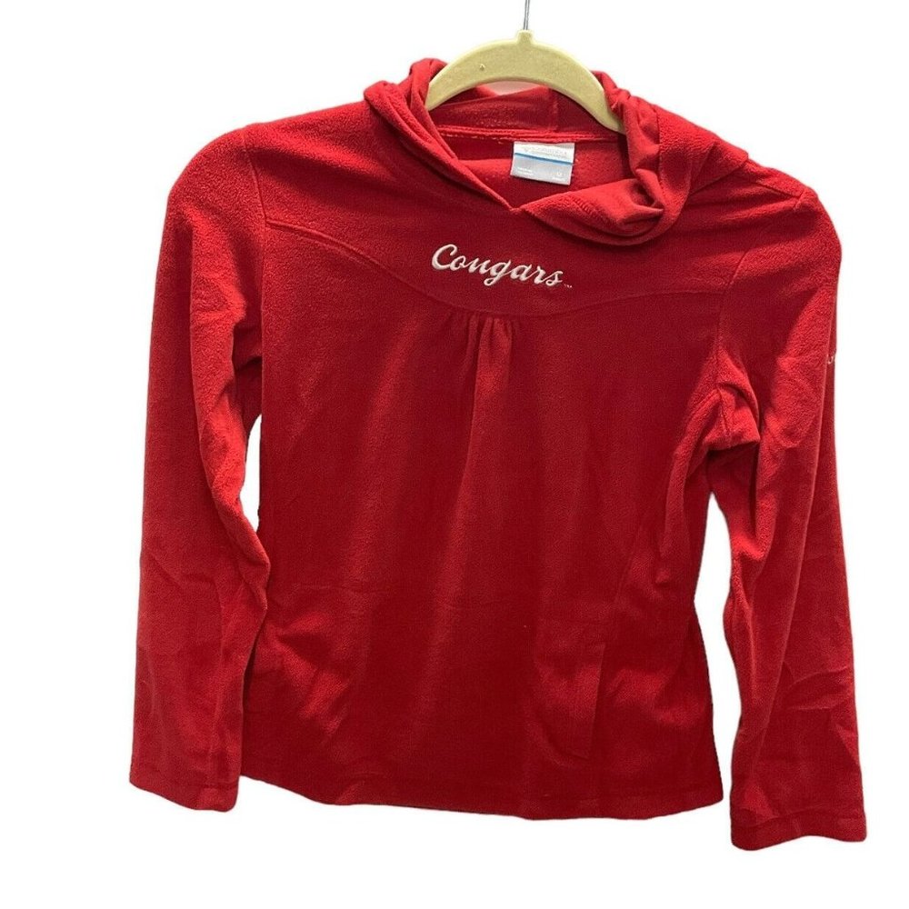 Columbia Girls Red Hoodie Size Medium‎ (10/12)” Cougars”